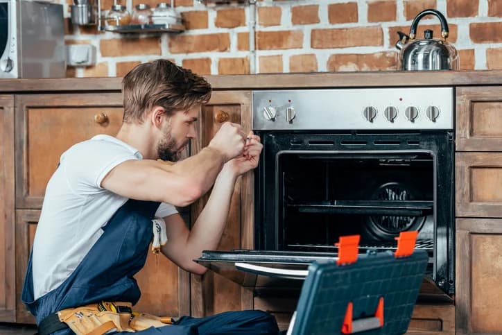 Professional appliance repair technician